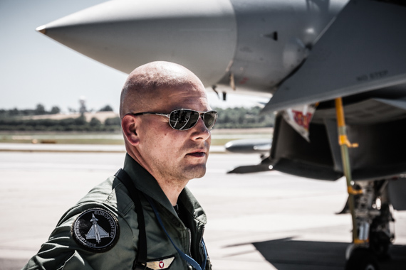 Bundesheer Eurofighter in Wien-Schwechat - Foto: U. Lehner