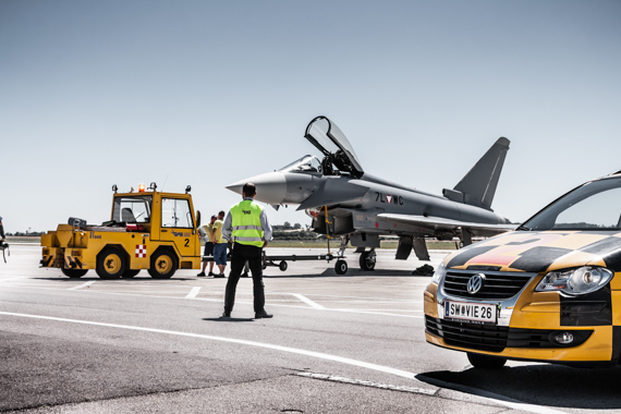 Bundesheer Eurofighter in Wien-Schwechat - Foto: U. Lehner