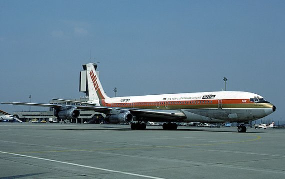 Boeing 707-300C der Alia Royal Jordanian Cargo
