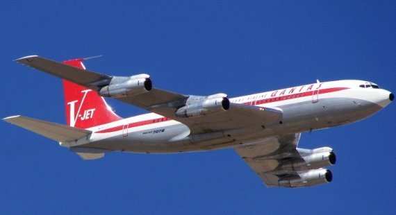 Boeing 707-138B von John Travolta - Foto: Carlos Ponte / Wiki Commons