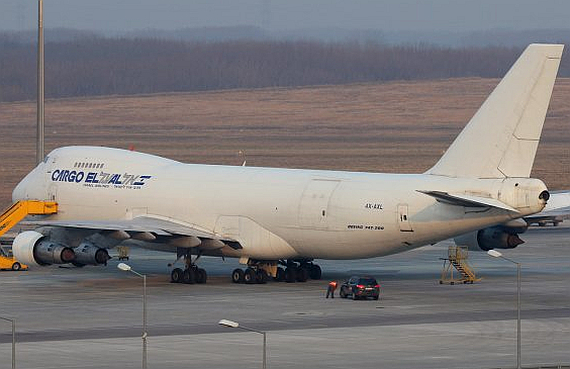 Im Jahr 2011 besuchte diese inzwischen ausgemusterte Boeing 747-200F von El Al Cargo den Flughafen Wien - Foto: Max Hrusa