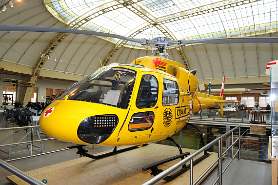 Einer der ersten ÖAMTC-Notarzthubschrauber steht heute im Technischen Museum in Wien. Einer der ersten ÖAMTC-Notarzthubschrauber steht heute im Technischen Museum in Wien.