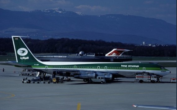 Iraqi Airways Boeing 707-300 GVA 1979 Marmet