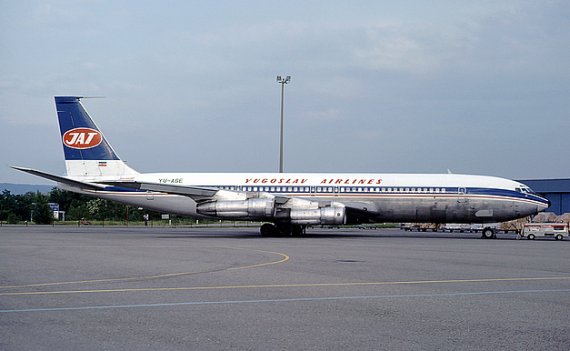 JAT Boeing 707-300 BSL 1978 Marmet