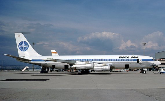 Pan Am Boeing 707-300 BSL 1977 Eduard Marmet