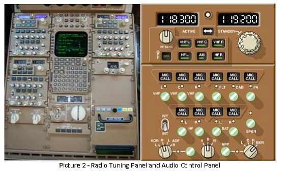 Durch den dichten Qualm konnten die Piloten nicht einmal mehr die Funkfrequenzen einstellen - Foto: GCAA Durch den dichten Qualm konnten die Piloten nicht einmal mehr die Funkfrequenzen einstellen - Foto: GCAA