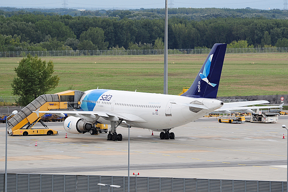 Die CS-TGU abgestellt auf dem Kilo-Block - Foto: PA / Austrian Wings Media Crew Die CS-TGU abgestellt auf dem Kilo-Block - Foto: PA / Austrian Wings Media Crew