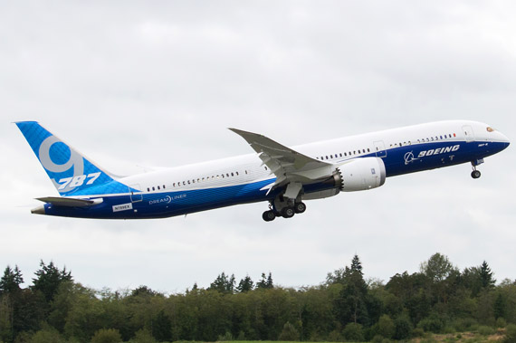 Boeing 787-9 Dreamliner Erstflug - Foto: Boeing Boeing 787-9 Dreamliner Erstflug - Foto: Boeing