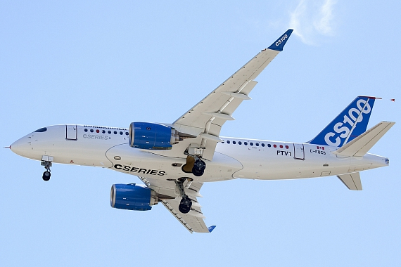 Die Maschine kurz nach dem Start - Foto: Bombardier