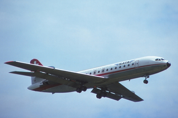 SATA SE-210 Caravelle 10B 1R, HB-ICK im Anflug auf Zürich-Kloten. Am 18. Dezember 1977 verunglückte die HB-ICK beim Landeanflug auf Funchal, Madeira wobei 36 Menschen ihr Leben verloren - Foto: Foto: Andres Iller SATA SE-210 Caravelle 10B 1R, HB-ICK im Anflug auf Zürich-Kloten. Am 18. Dezember 1977 verunglückte die HB-ICK beim Landeanflug auf Funchal, Madeira wobei 36 Menschen ihr Leben verloren - Foto: Foto: Andres Iller