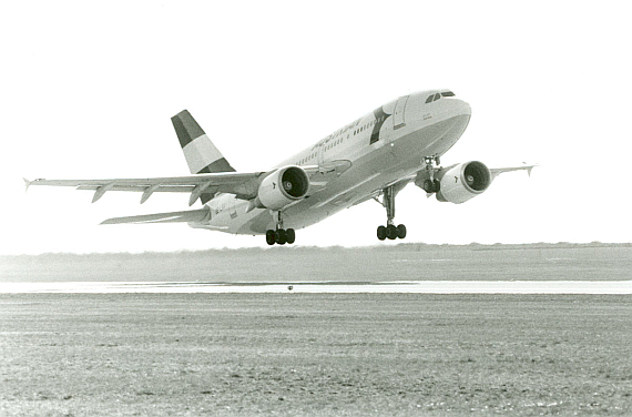 Die "New York" beim Start - Foto: Austrian Airlines Archiv