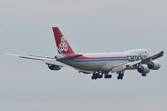 Cargolux Boeing 747-8F LX-VCE Anflug Piste 11_2 Foto PA Austrian Wings Media Crew