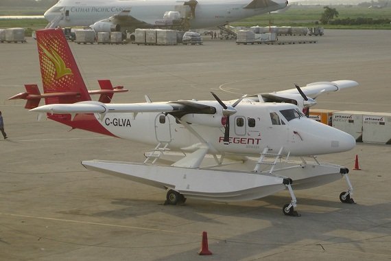 Regent Airs float plane, a new addition to the fleet