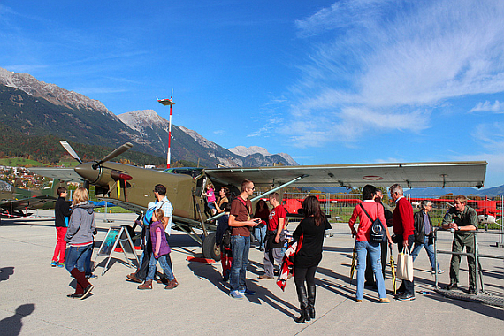 Flughafenfest Innsbruck 2013 LOWI 26.10.13 AAF Pilatus PC6 CSchoepf Flughafenfest Innsbruck 2013 LOWI 26.10.13 AAF Pilatus PC6 CSchoepf