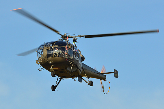 Nicht fehlen durfte natürlich die "Königin der Hochgebirgsfliegerei", die legendäre Alouette III