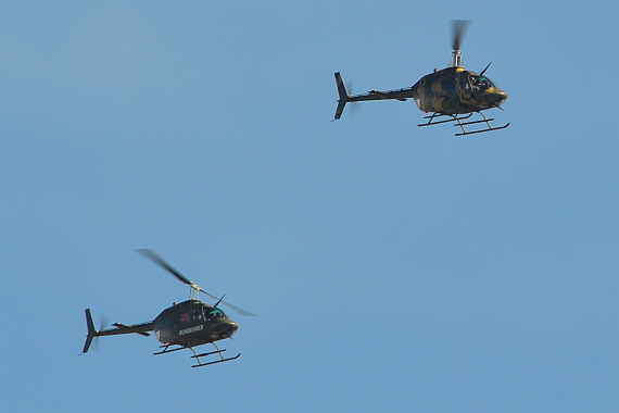 Zwei OH-58 Kiowa in Formation Zwei OH-58 Kiowa in Formation