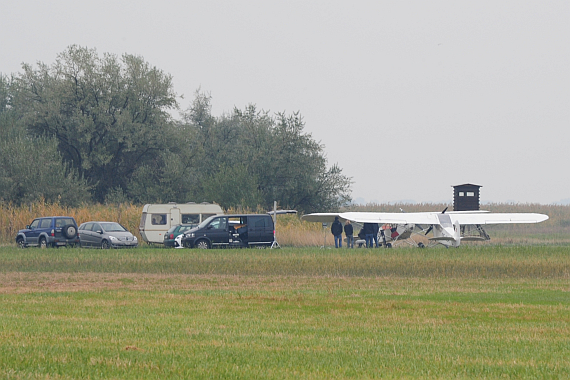 Ein Feldflugplatz bei Apleton