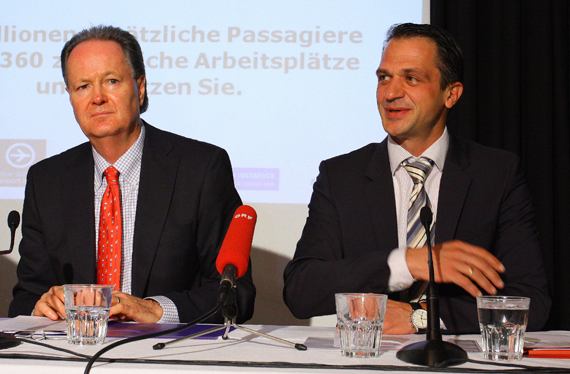Ungewohnt einträchtig - Albrecht und Lesjak präsentieren Forderungen an österreichische Bundesregierung - Foto: CZ / Austrian Wings Media Crew