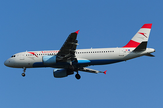 Der A320 ist heute auch bei Austrian Airlines im Einsatz und bildet dort das Rückgrat der Mittelstreckenflotte - Foto: PA / Austrian Wings Media Crew