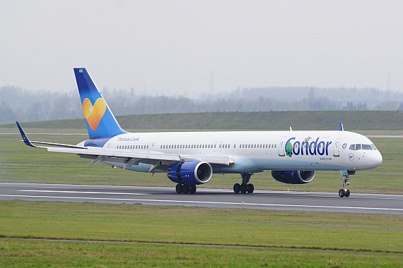 Condor Boeing 757-300 D-ABOG bei der Landung Foto PA Austrian Wings Media Crew