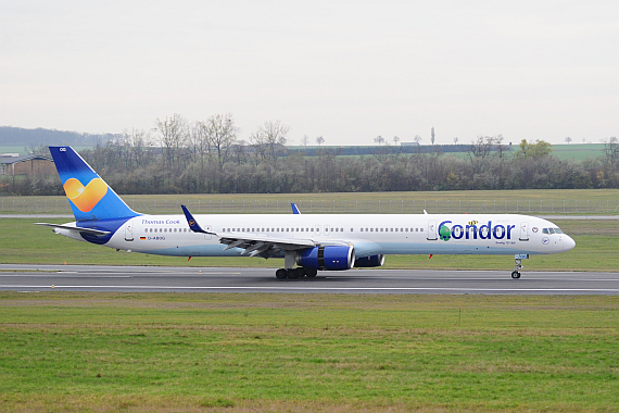 Condor Boeing 757-300 D-ABOG bei der Landung_1 Foto PA Austrian Wings Media Crew