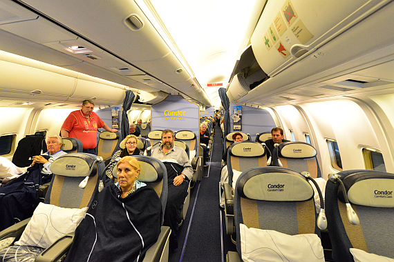 Condor bietet auf ihren Langstreckenflügen auch eine Comfort Class an