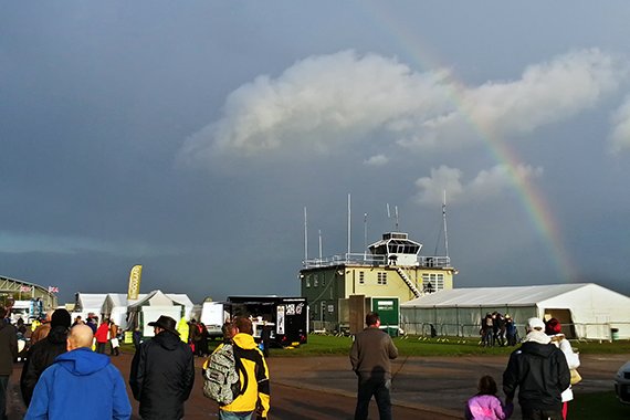 Murphys Law: Zu Ende der Airshow besserte sich das Wetter