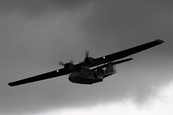 Catalina Amphibienflugzeug während der Airshow