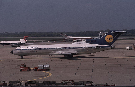 Diese 1978 gebaute Boeing 727-230Adv wurde auf den Namen "Hagen" getauft,  1992 ausgeflottet und an Istanbul Airlines verkauft - Foto: Frank Ebeling