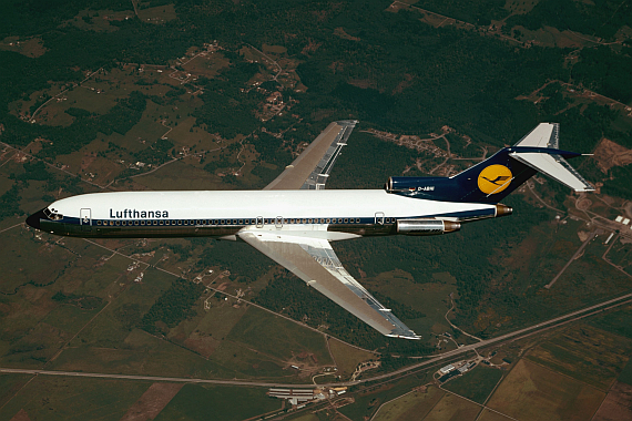 Boeing 727-230Adv im Flug - Foto: Lufthansa Archiv