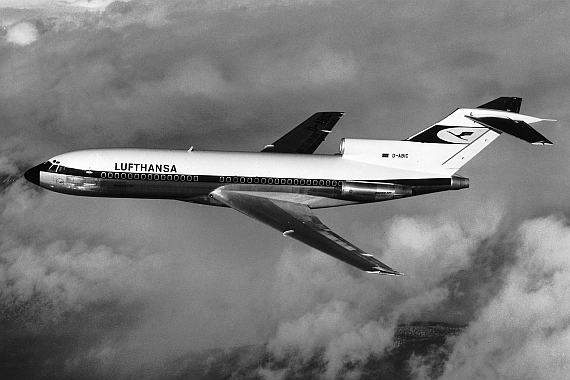 Die D-ABIC war die erste von Lufthansa übernommene Boeing 727 -Foto: Lufthansa Archiv