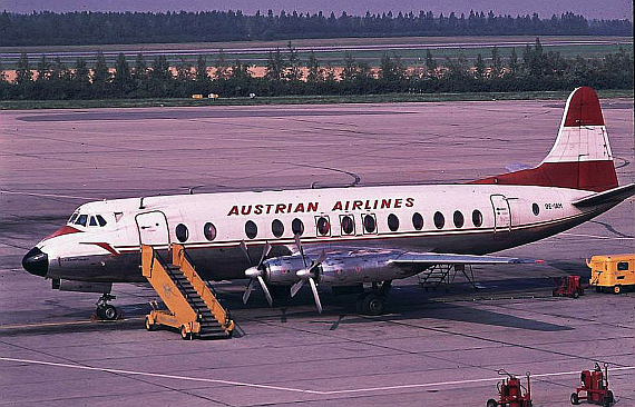 Mit Vickers Viscount führte die Nachkriegs-AUA ab 1958 erste Linienflüge durch - Foto: Frank Ebeling