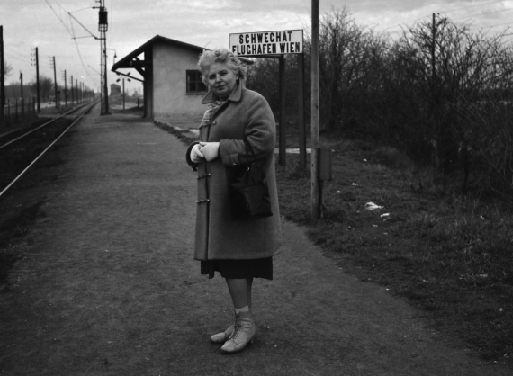 Die Bahnstation "Flughafen" um 1960 - Foto: Archiv AAM