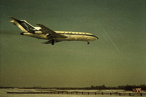 Boeing 727-29 der belgischen Sabena im Anflug auf Wien, Aufnahme um 1970 - Foto: Archiv AAM