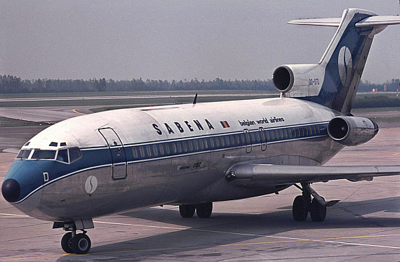 Die Boeing 727 - hier eine 727-29 der belgischen Sabena - war über mehrere Jahrzehnte lang DAS Kurz- und Mittelstreckenverkehrsflugzeug in Europa - Foto: Frank Ebeling