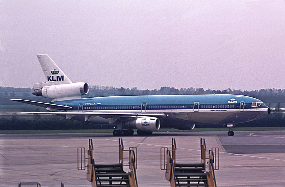 KLM DC-10-30 in Wien - Foto: Archiv Flughafen Schwechat