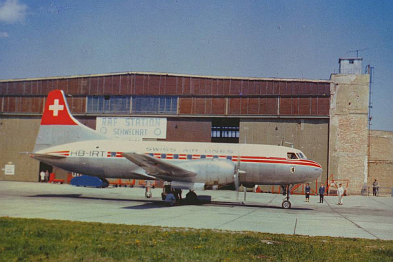 Swissair zählte zu den ersten Fluggesellschaften, die Wien nach dem Krieg wieder ansteuerten - Foto: Archiv Flughafen Schwechat