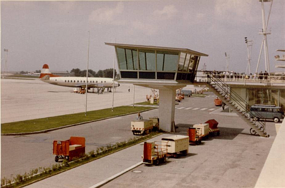 Vickers Viscount der AUA, aufgenommen Mitte der 1960er Jahre - Foto: Archiv Flughafen Schwechat