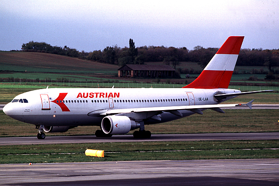 Der erste A310-300 wurde 1988 an die AUA ausgeliefert und läutete die Ära der Langstreckenflüge bei dem österreichischen Carrier ein - Foto: www.aviationimages.at