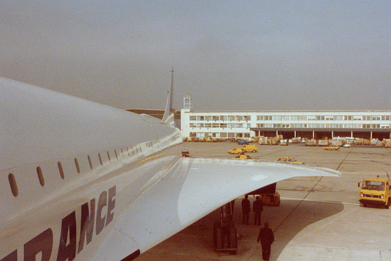 Die Concorde: Ein elegantes Meisterwerk der Technik in Wien, 1984 - Foto: Andreas Ranner