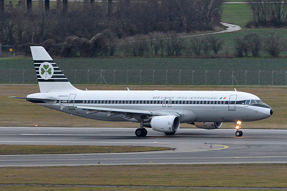 Aer LIngus Retro Airbus A320 EI-DVM Startlauf Piste 29 Foto PA Austrian Wings Media Crew Aer LIngus Retro Airbus A320 EI-DVM Startlauf Piste 29 Foto PA Austrian Wings Media Crew