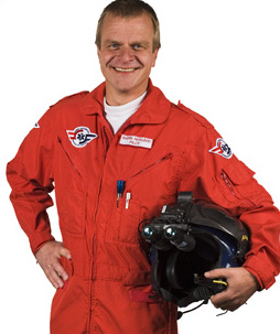 Pilot Bjørn Nergård - Foto: Norske Luftambulanse Pilot Bjørn Nergård - Foto: Norske Luftambulanse