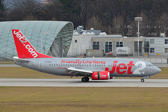 Jet 2 setzte die "klassische" Boeing 737-300 Bobby nach Salzburg ein.