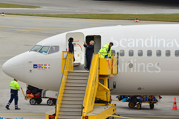 Während ihre Passagiere den Urlaub genießen können, müssen sich die Besatzungen der Flugzeuge mit Erinnerungsfotos begnügen.