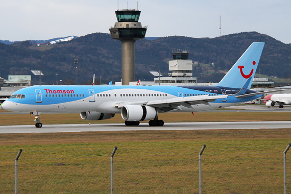 Thomson kam mit Boeing 737 und 757 (Bild).