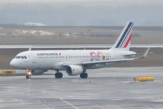 Air France Airbus A320 80 Jahre Sonderlackierung F-HEPG Foto PA Austrian Wings Media Crew