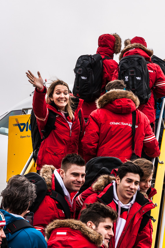 Österreichs Olympia-Teilnehmer starten nach Sotchi - Foto: U. Lehner/Austrian Wings Media Crew