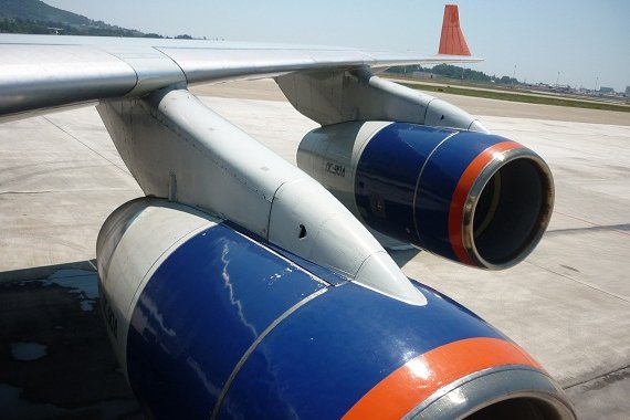 Blick auf das Flächenprofil der IL-96-300