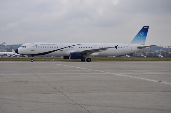Erstmals in Zürich ist die Iranische Delegation mit dem Airbus A321-231, EP-AGB „Islamic Republic of Iran“ Erstmals in Zürich ist die Iranische Delegation mit dem Airbus A321-231, EP-AGB „Islamic Republic of Iran“