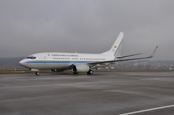 Fuerza Aerea Columbiana, Boeing B73774V-BBJ, FAC-0001 Fuerza Aerea Columbiana, Boeing B73774V-BBJ, FAC-0001